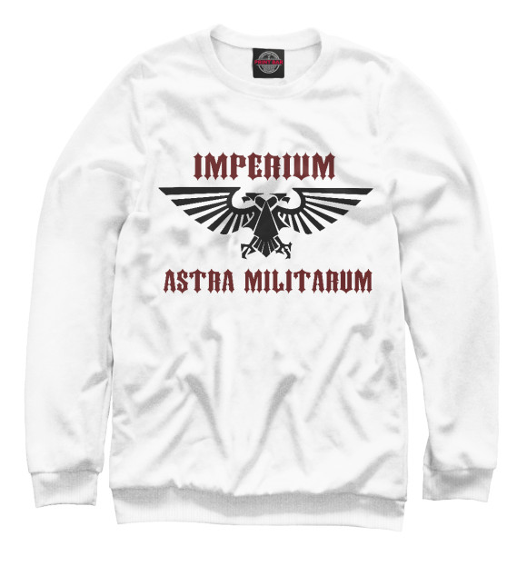 Свитшот для девочек с изображением Astra Militarum цвета Белый