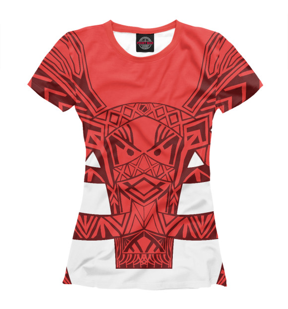 Женская футболка с изображением Привлечение денег цвета Белый