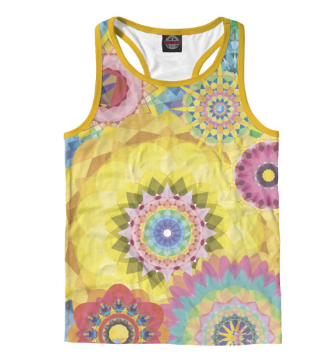 

Майки борцовки Print Bar, Белый, Мандалы