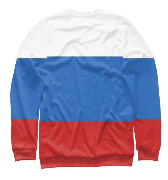 Свитшот для девочек с изображением ВВС России цвета Белый