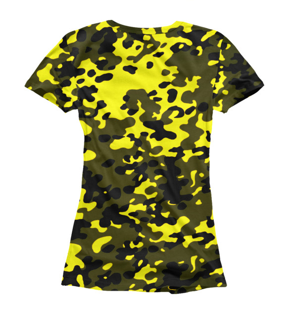 Женская футболка с изображением Пиксели цвета Белый