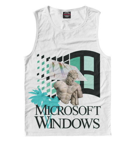 

Майки Print Bar, Белый, Windows webpunk