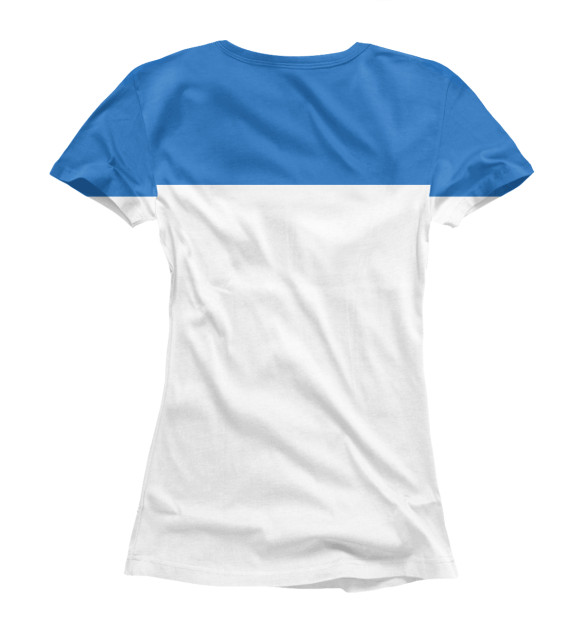 Женская футболка с изображением Динамо Киев ФК цвета Белый