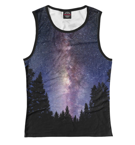 

Майки Print Bar, Белый, Млечный путь