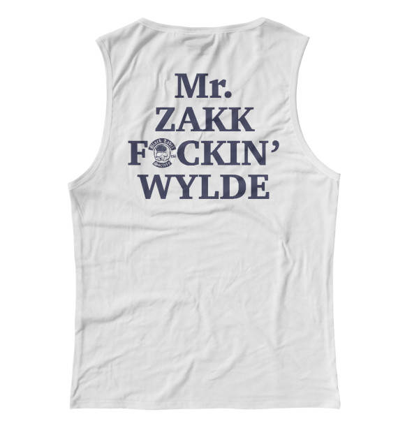 Майка для девочки с изображением Zakk Wylde цвета Белый