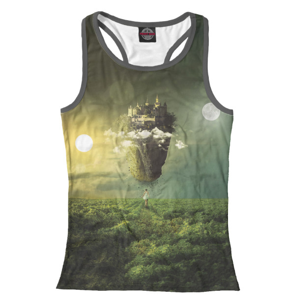 Женская майка-борцовка с изображением Equinox цвета Белый