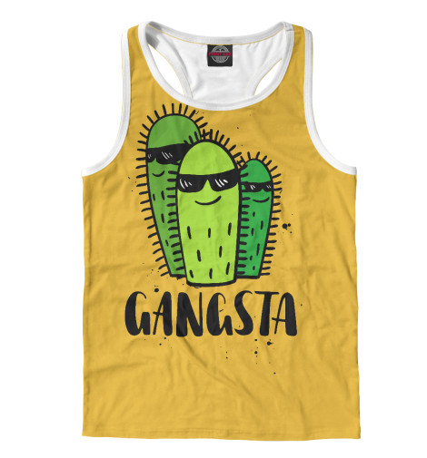 

Майки борцовки Print Bar, Белый, Кактусы Гангстеры