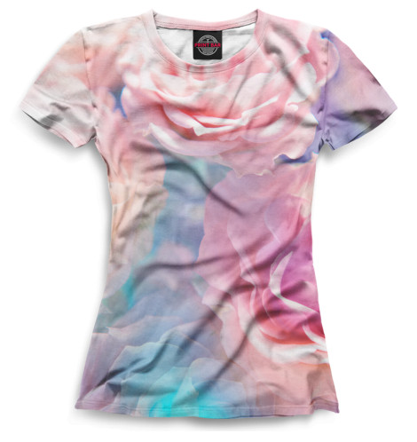 

Футболки Print Bar, Черный, Розы