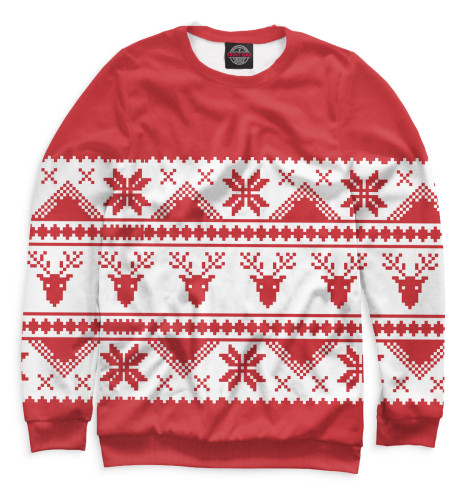 

Свитшоты Print Bar, Белый, Новый Год