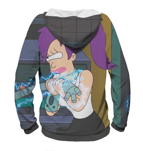 

Худи Print Bar, Белый, Бендер и Зойдберг