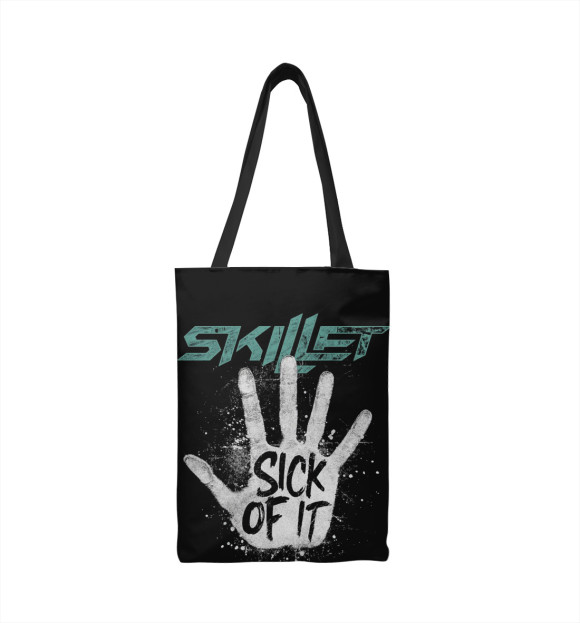 Сумка-шоппер с притом Skillet цвета  Сумка-шоппер с изображением Skillet цвета