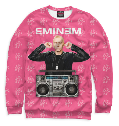 

Свитшоты Print Bar, Розовый, Eminem