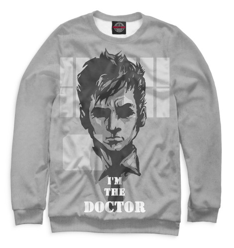 

Свитшоты Print Bar, Белый, Доктор Кто