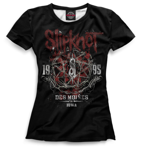 

Футболки Print Bar, Белый, Slipknot