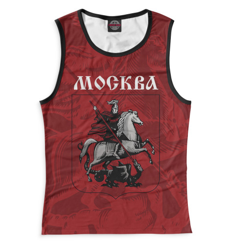 

Майки Print Bar, Белый, Герб Москвы