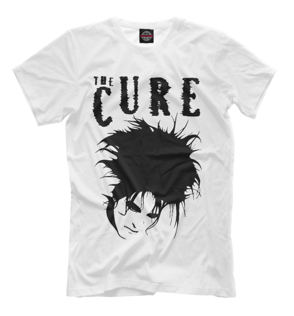 Мужская футболка с изображением The Cure цвета Молочно-белый