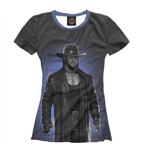 Женская футболка с изображением Undertaker цвета Белый