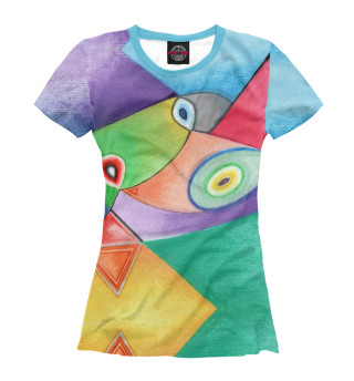 Женская футболка Разноцветные сны