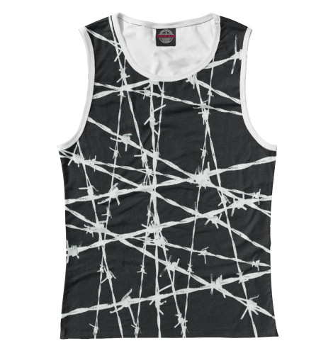 

Майки Print Bar, Белый, Колючая проволока