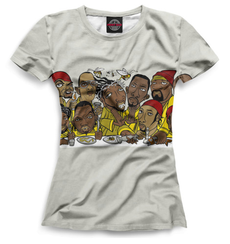 

Футболки Print Bar, Белый, Wu-Tang Clan