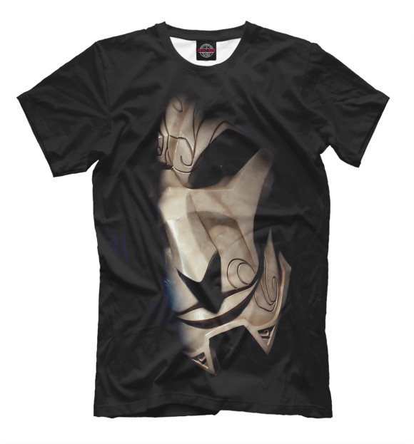 Мужская футболка с изображением League of Legends Jhin цвета Черный