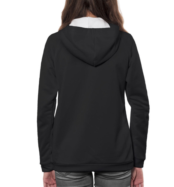 Женское худи с изображением Сергей Лавров цвета Белый