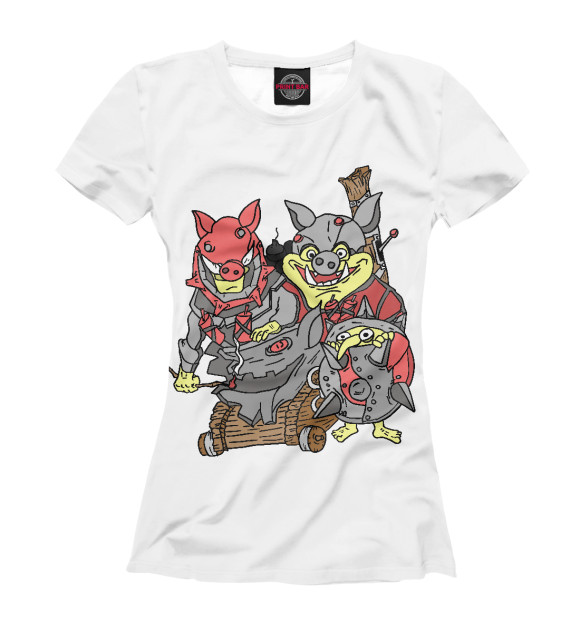 Футболка для девочек с изображением Techies Fan 3D (минёр+ аркана) цвета Белый