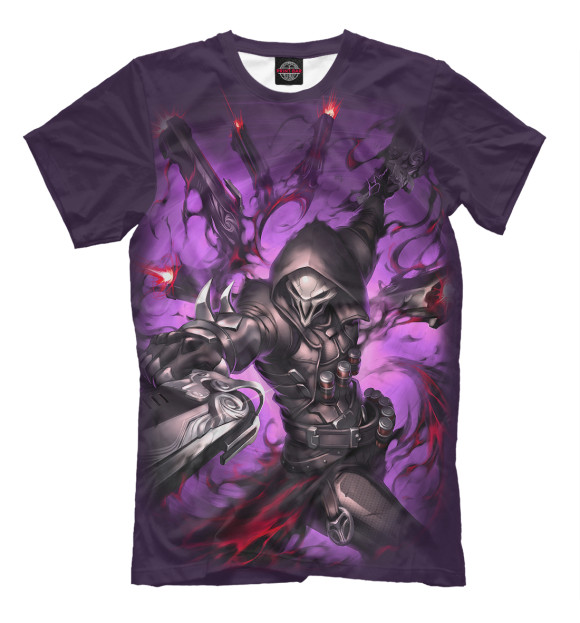 Футболка для мальчиков с изображением Reaper цвета Молочно-белый
