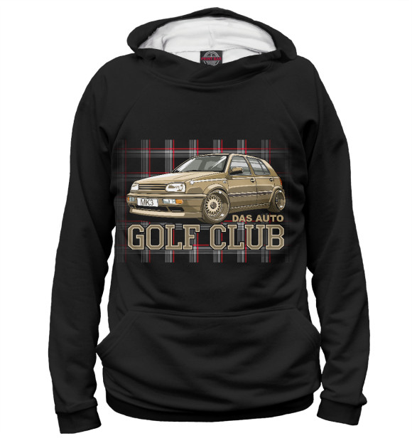 Худи для девочки с изображением Golf mk3 цвета Белый
