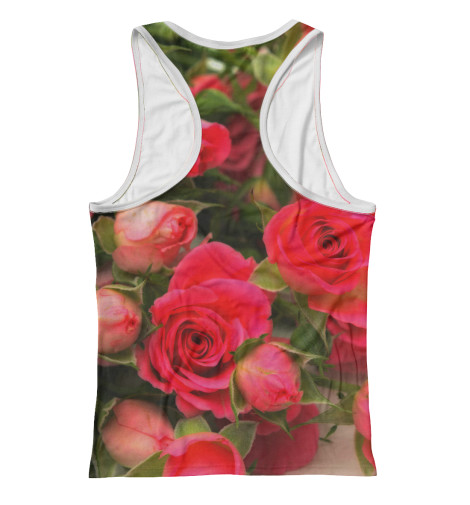 

Майки борцовки Print Bar, Белый, Розы