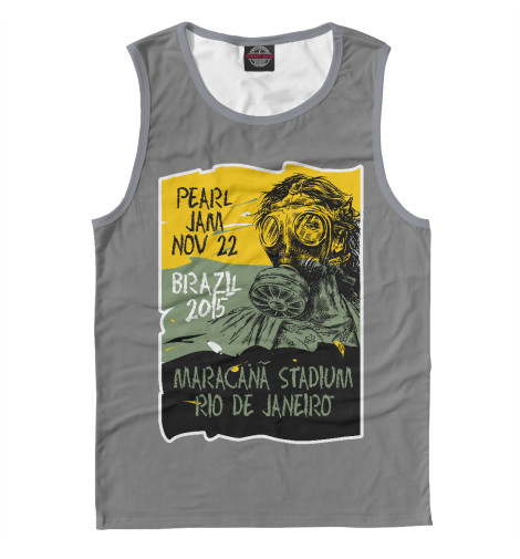 

Майки Print Bar, Белый, Pearl Jam