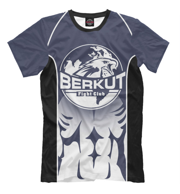 Мужская футболка с изображением Berkut Fight Club цвета Белый