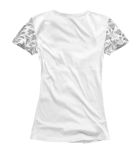 Женская футболка с изображением Самая лучшая подруга цвета Белый