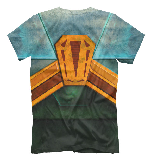 Мужская футболка с изображением Костюм Гордона Фримена цвета Белый