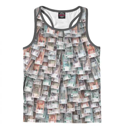 

Майки борцовки Print Bar, Белый, Российские деньги