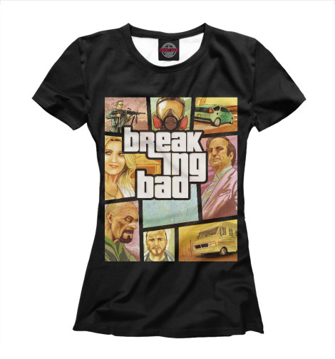 

Футболки Print Bar, Белый, Breaking Bad