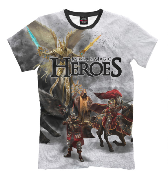 Футболка для мальчиков с изображением Heroes of Might and Magic 7 цвета Молочно-белый