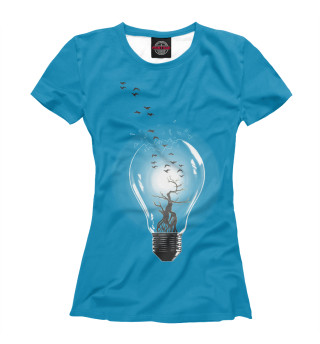 Женская футболка Lamp