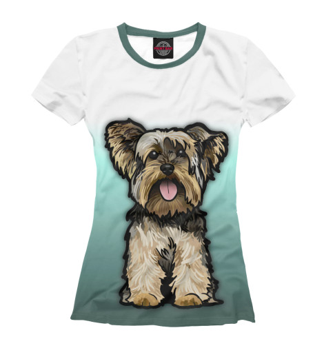 

Футболки Print Bar, Белый, Йоркширский терьер