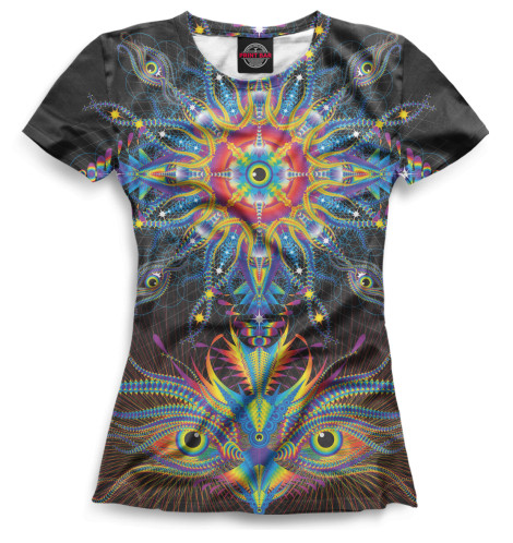 

Футболки Print Bar, Белый, Psychedelic