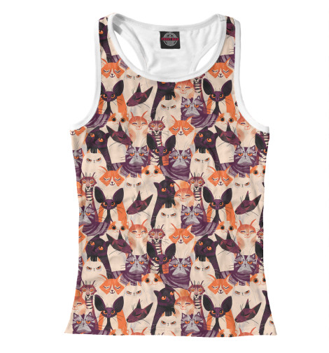 

Майки борцовки Print Bar, Белый, Cats