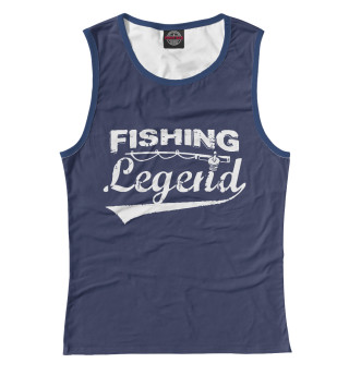Майка для девочки Fishing legend