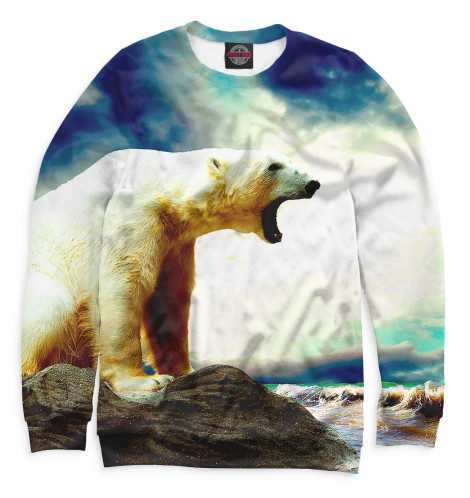 

Свитшоты Print Bar, Белый, Медведи