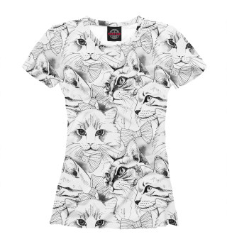 Женская футболка Cats