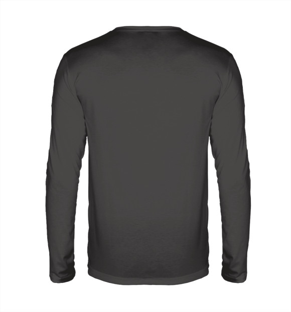 Мужской лонгслив с изображением Сердце цвета Белый