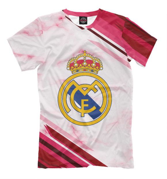 Футболка для мальчиков с изображением Real Madrid 2018 цвета Молочно-белый