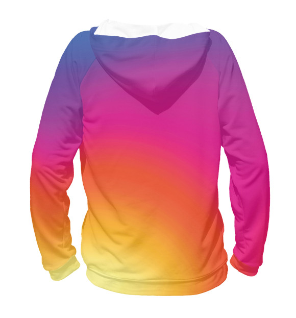 Мужское худи с изображением Likee цвета Белый