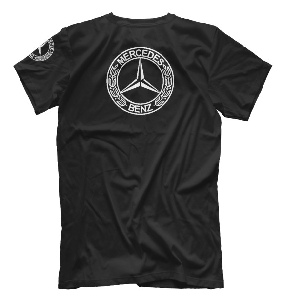Мужская футболка с изображением Mercedes W124 немецкая классика цвета Белый