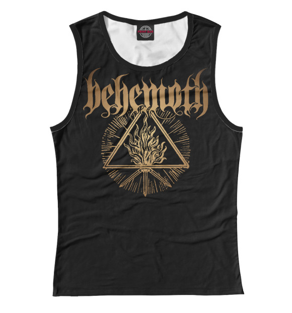 Женская майка с изображением Behemoth цвета Белый