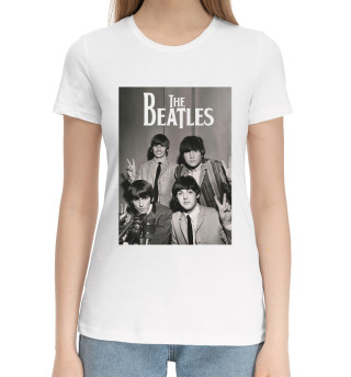 Хлопковая футболка для девочек The Beatles